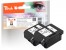 318700 - Peach Twin Pack Print-head black, compatible with Lexmark, Canon, IBM, Epson, Konica Minolta, Brother, Ricoh, Apple BC-02BK, 0895A002