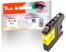 319687 - Peach Ink Cartridge yellow, compatible with Brother LC-121Y