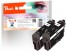 320113 - Peach Twin Pack Ink Cartridge black, compatible with Epson T2981, No. 29 bk*2, C13T29814010*2