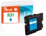 320500 - Peach Ink Cartridge cyan compatible with Ricoh GC31C, 405689